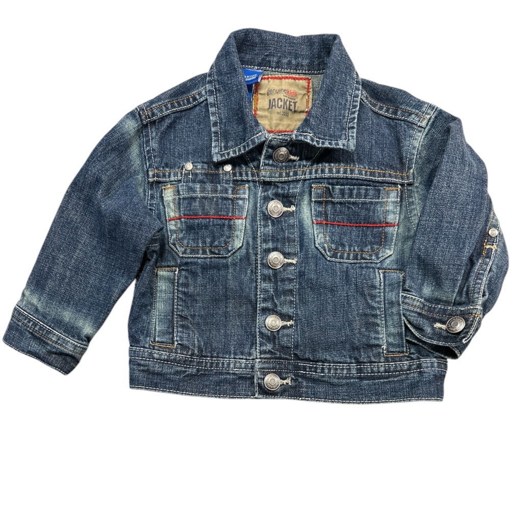 Genuine Kids From OshKosh Toddler Cotton Denim Jean Jacket 12M